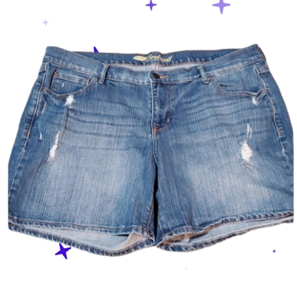 Old navy boyfriend shorts distressed 14
